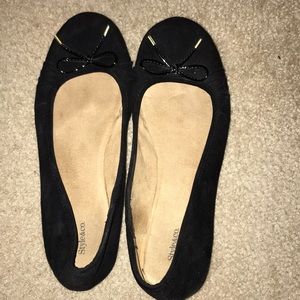 Black Flats with Bow